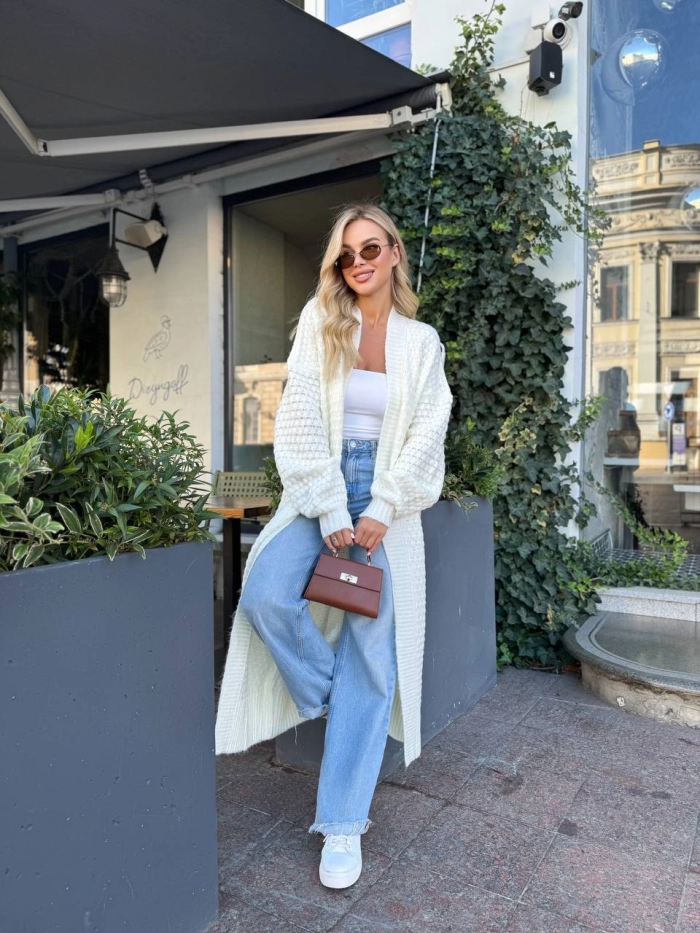 Купити - Кардиган подовжений